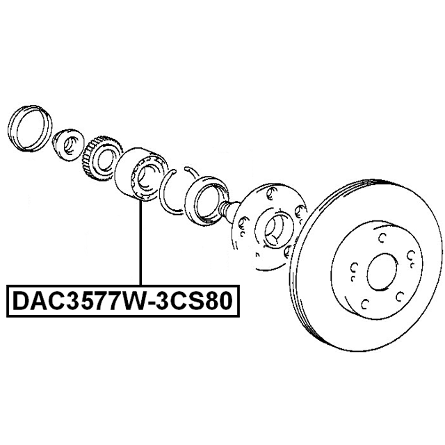 Scheme DAC3577W-3CS80