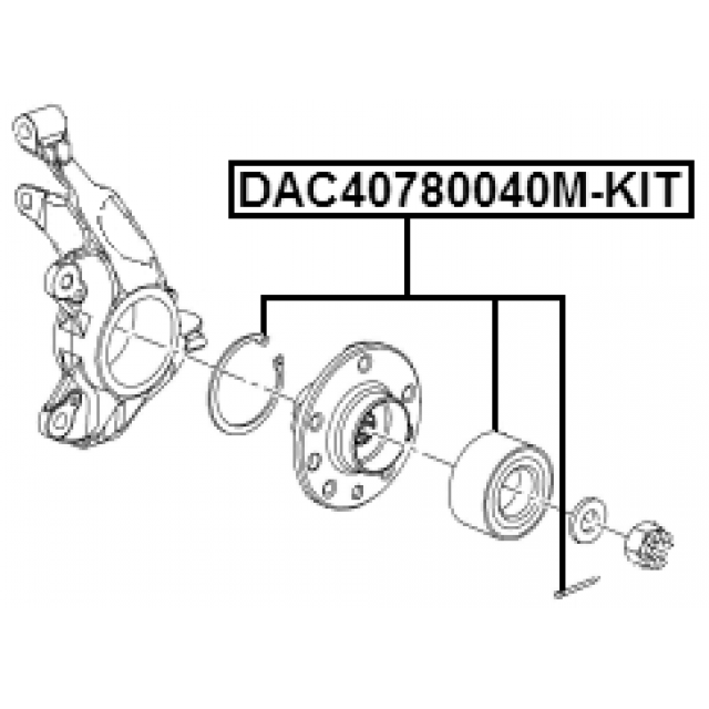 Scheme DAC40780040M-KIT