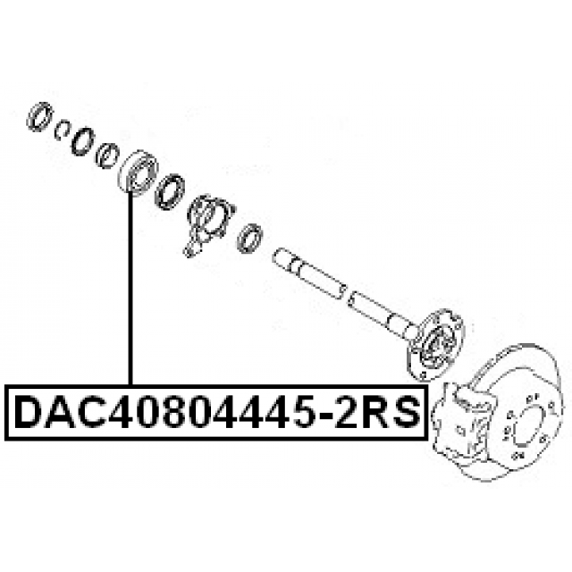 Scheme DAC40804445-2RS