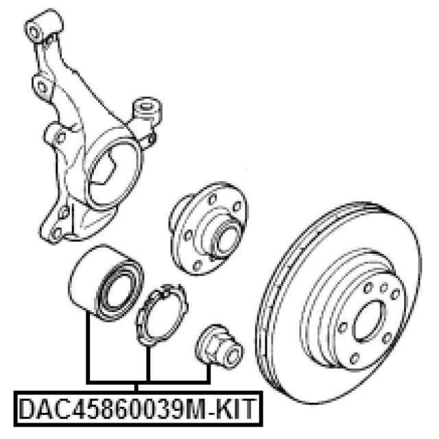Scheme DAC45860039M-KIT