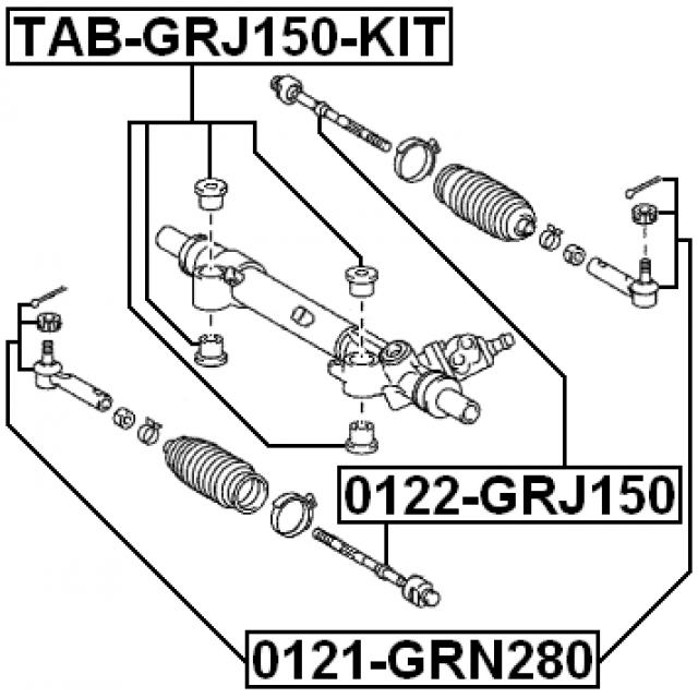 Scheme TAB-GRJ150-KIT